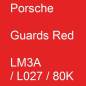 Preview: Porsche, Guards Red, LM3A / L027 / 80K.